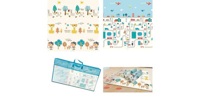 Asalvo Folding Playmat City/Forest 200cm x 180cm