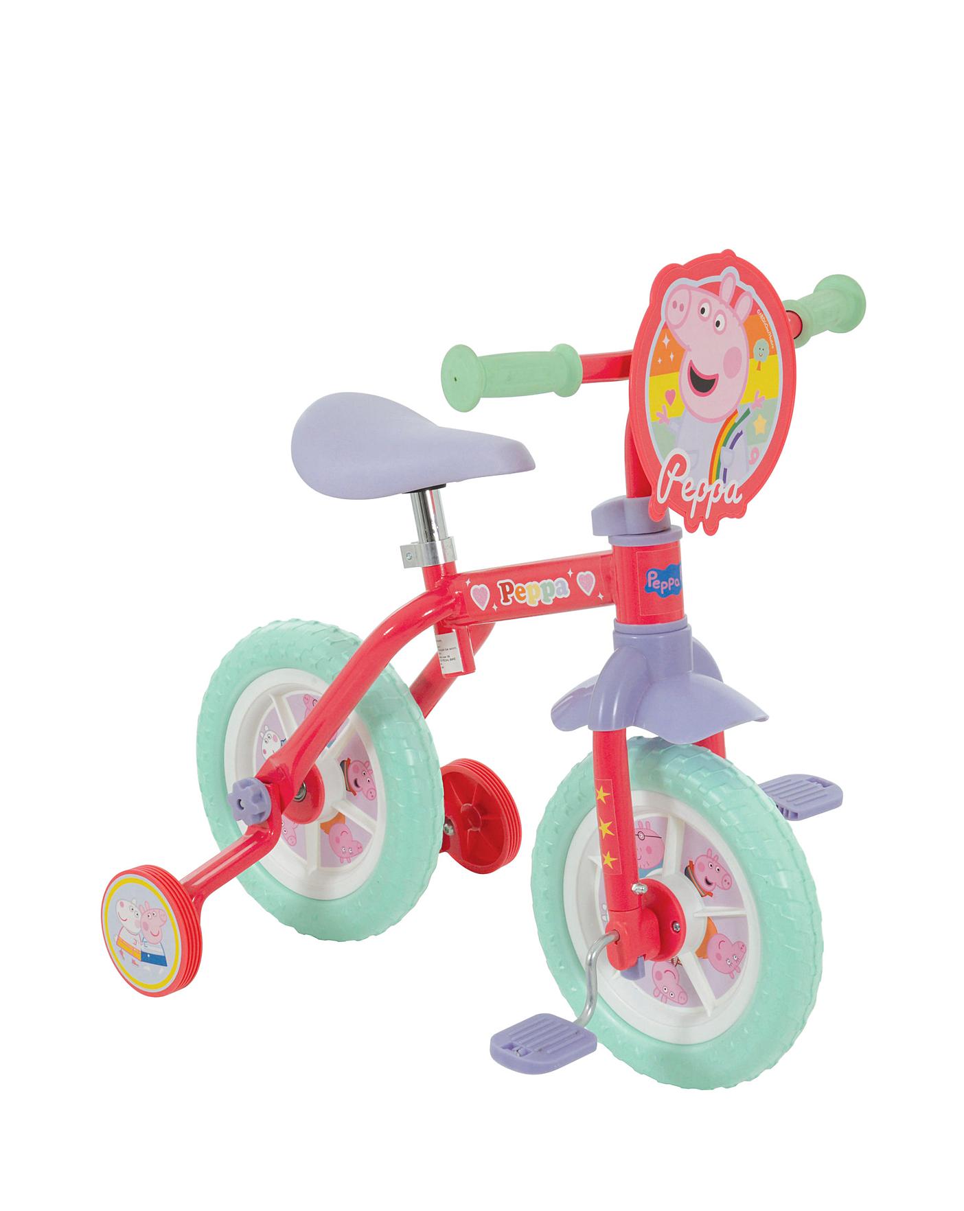 Peppa Pig My First 2 in 1 10" Training Bike