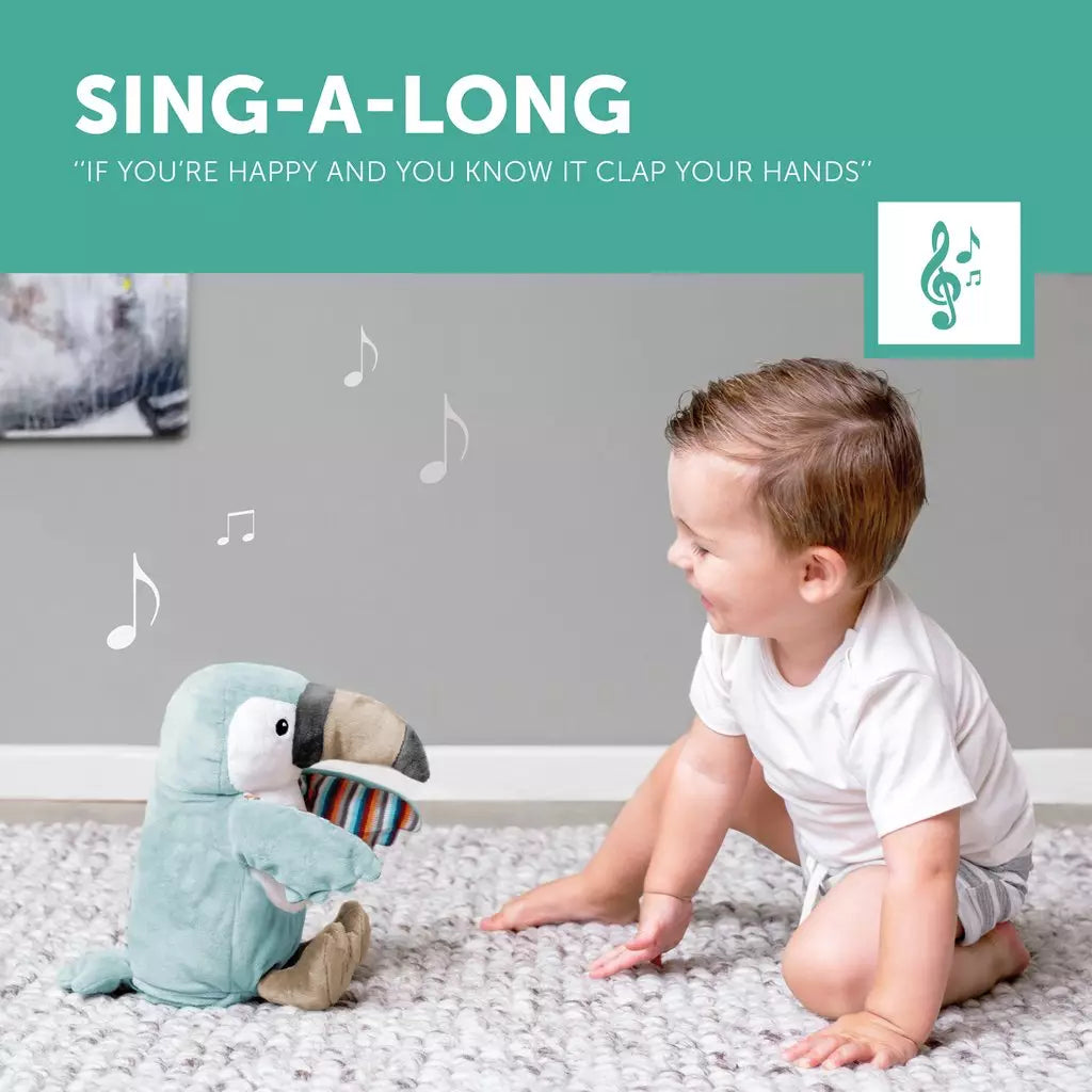Zazu Timeo Clapping Soft Toy With Sing Along And Interactive Clapping