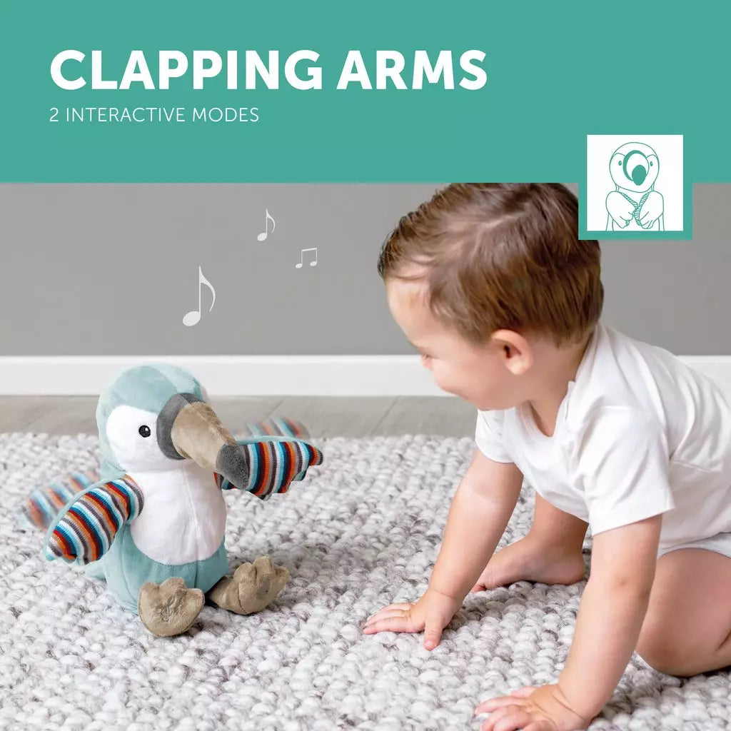 Zazu Timeo Clapping Soft Toy With Sing Along And Interactive Clapping
