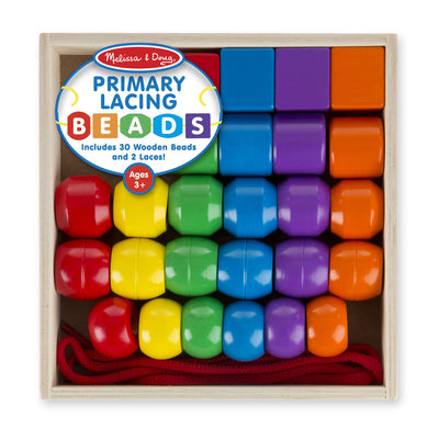 Melissa & Doug Primary Lacing Beads