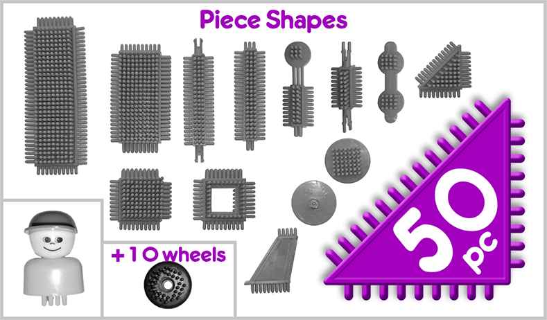 Fun Bricks Build And Play 50pc Set