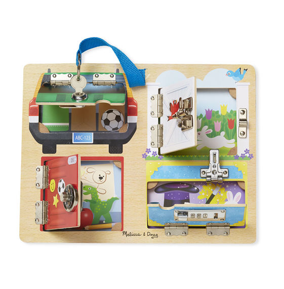 Melissa & Doug Lock And Latch Board