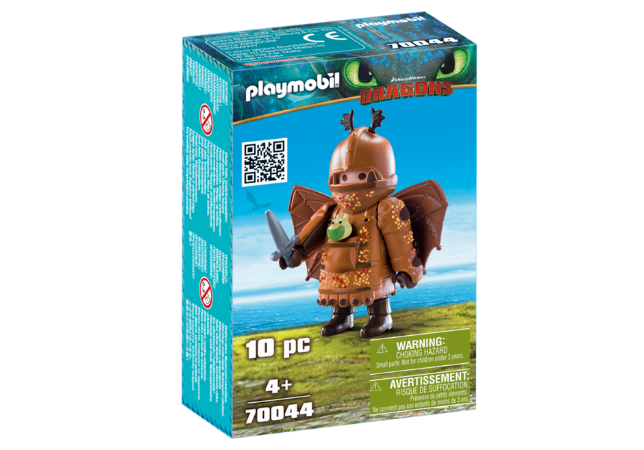 laymobil Dreamworks Dragons 70444 Fishlegs With Flight Suit