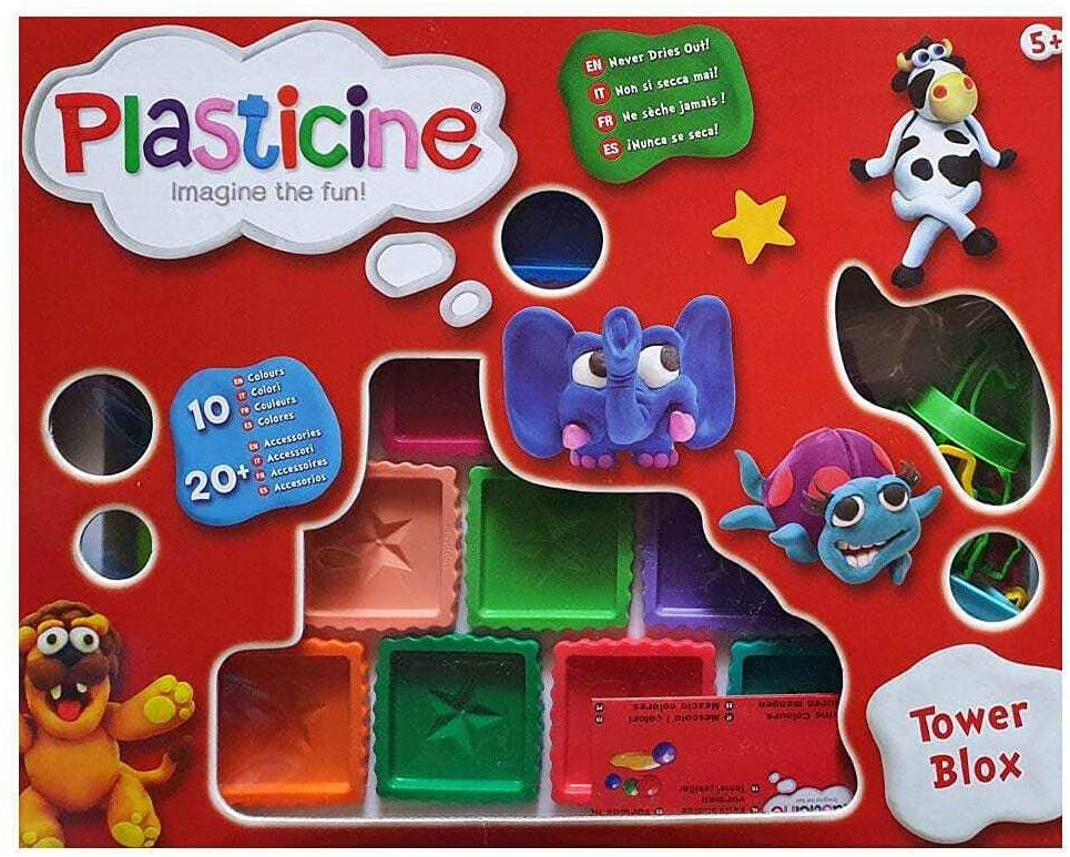 Plasticine Play-Doh Tower Blox Playset