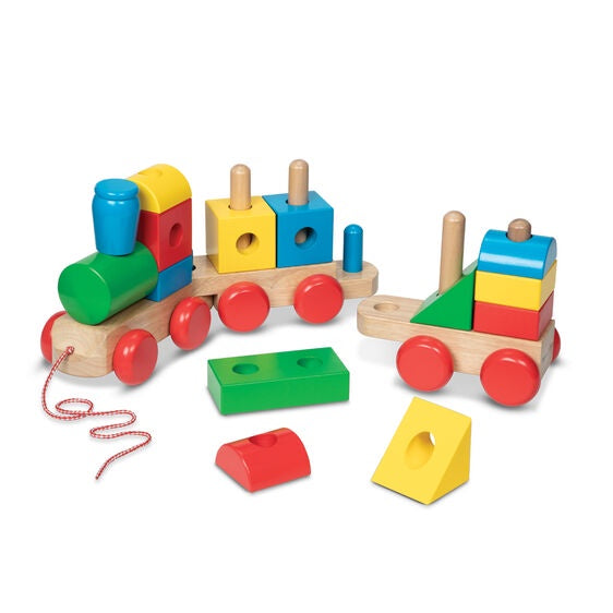 Melissa & Doug Jumbo Wooden Stacking Train