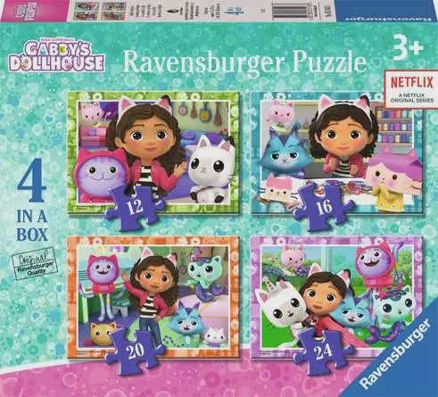 Gabby's Dollhouse 4 In a Box Jigsaw Puzzle