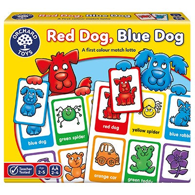 Orchard Toys Red Dog Blue Dog colour Match Puzzle Game