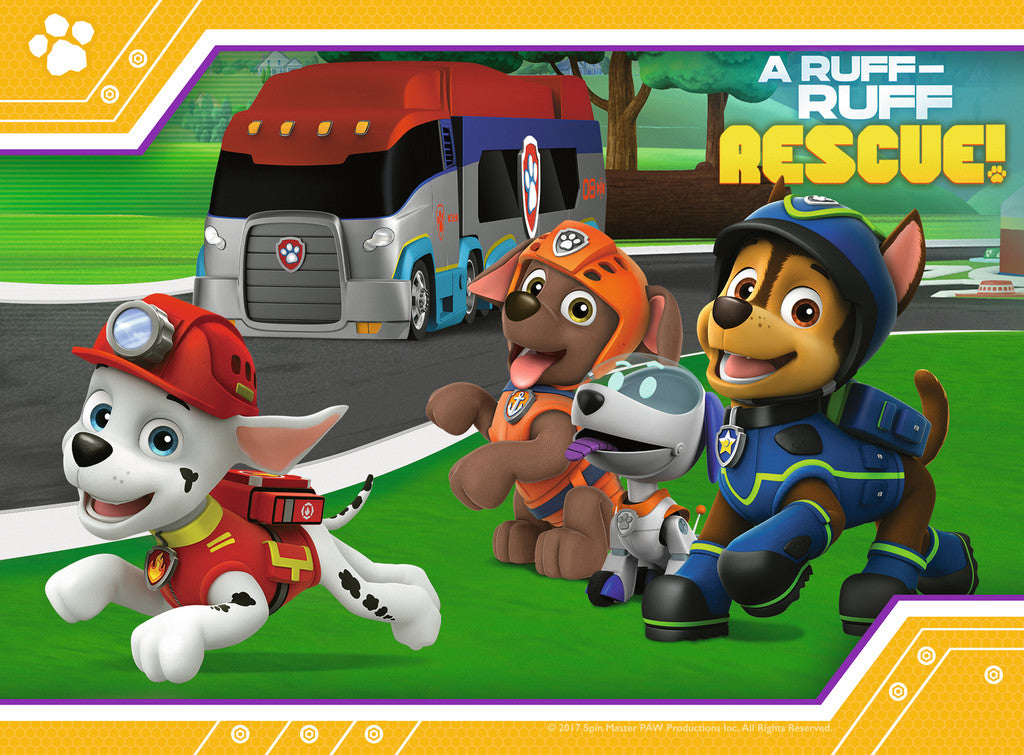Paw Patrol 4 In a box Jigsaw Puzzle