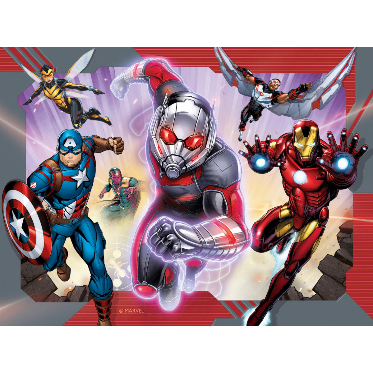 Marvel Avengers 4 In A Box Jigsaw Puzzle