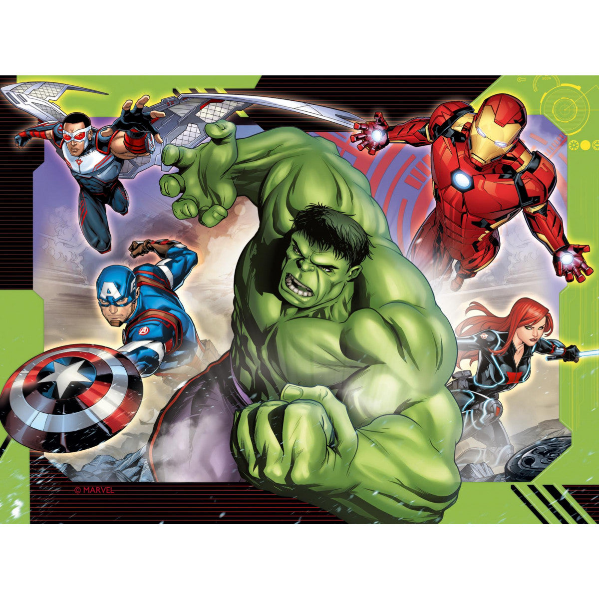 Marvel Avengers 4 In A Box Jigsaw Puzzle