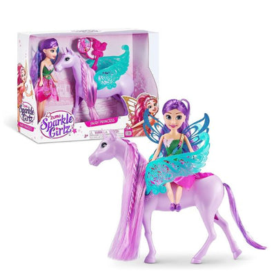 Sparkle Girlz Fairy Princess And Horse Playset