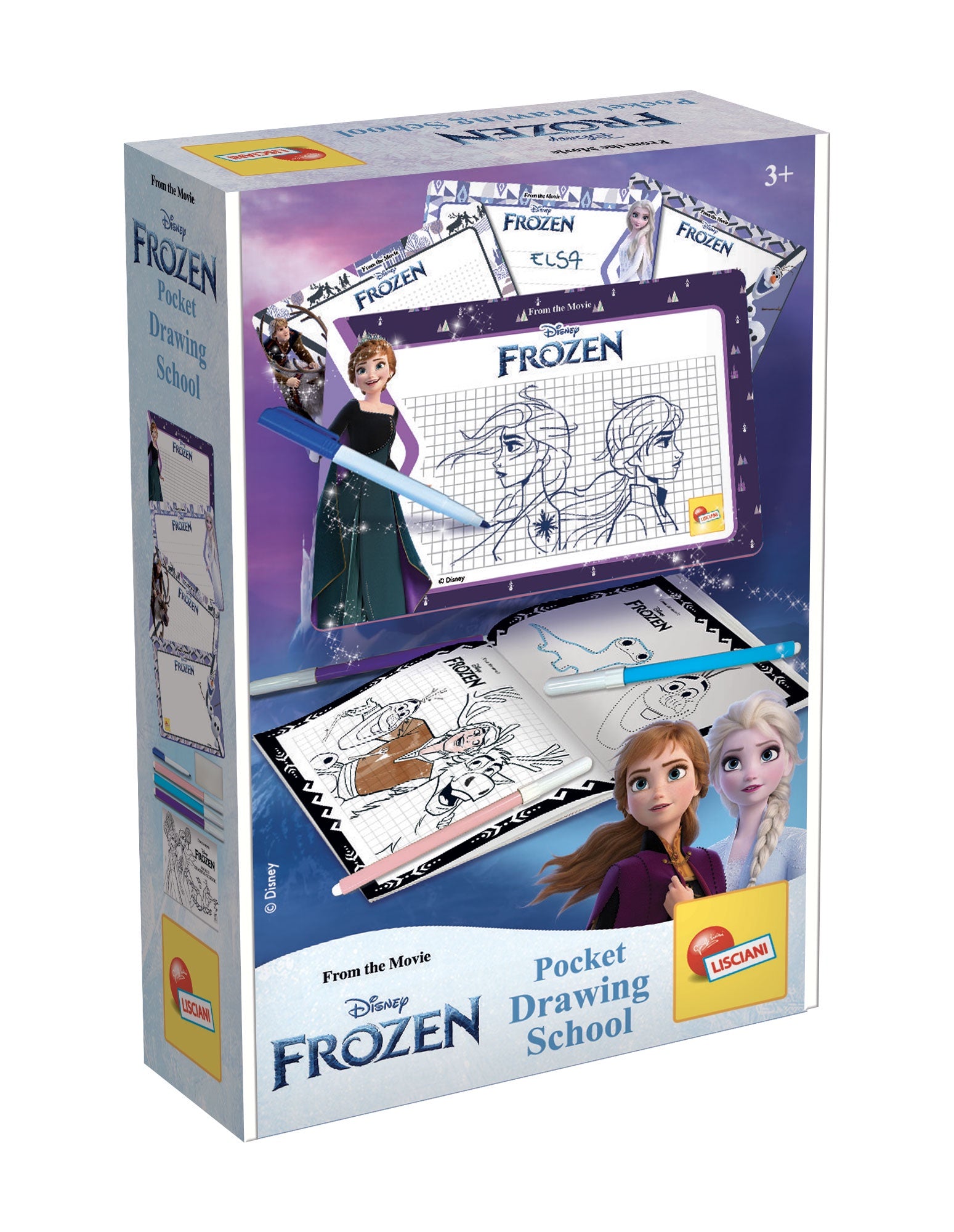 Disney Frozen Pocket Drawing Book With Colour Pens