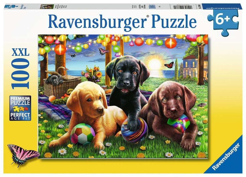 Ravensburger Puppy Picnic 100pc Jigsaw Puzzle