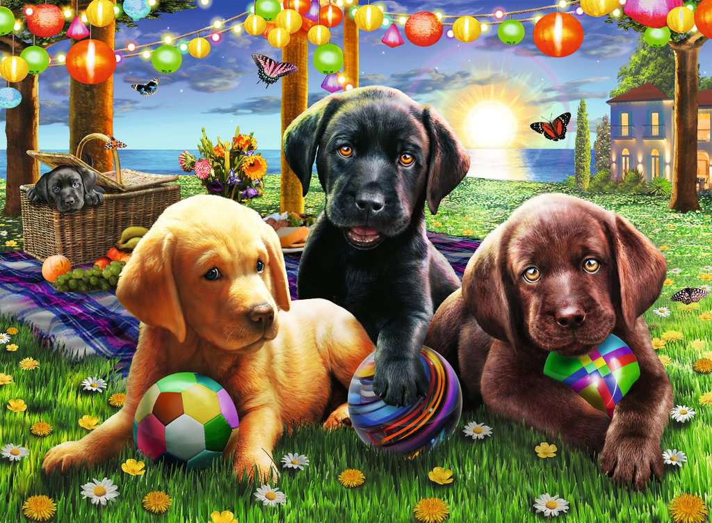 Ravensburger Puppy Picnic 100pc Jigsaw Puzzle