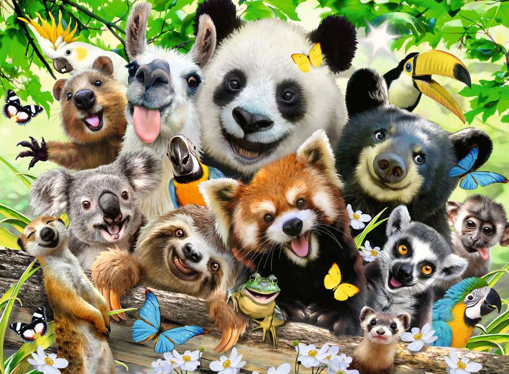 Ravensburger Wildlife Selfies 300pc XXL