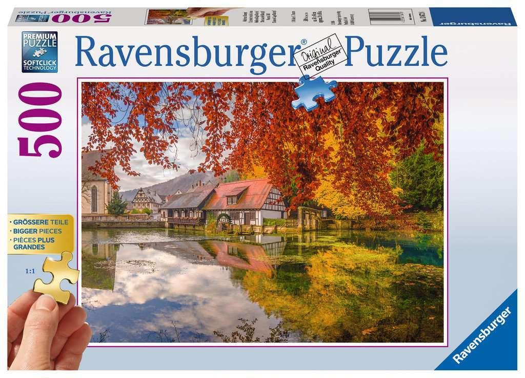 Ravensburger Peaceful Mill 500pc Jigsaw Puzzle