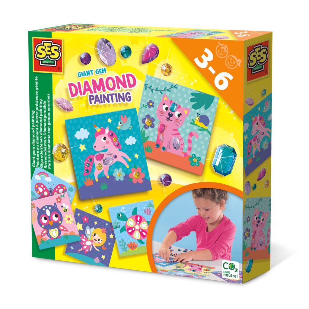 SES Creative Giant Gems Diamond Painting Set