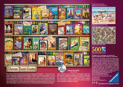 Ravensburger Vintage Travel Guides 500pc Jigsaw Puzzle