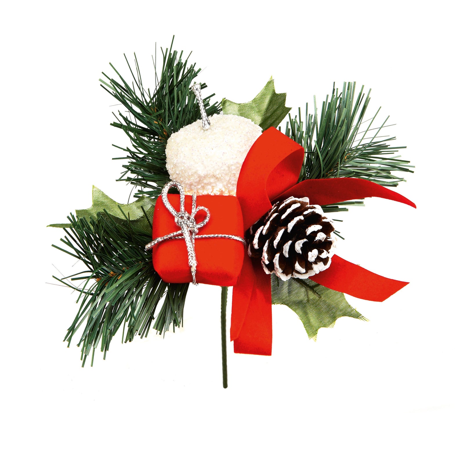 Red and White Apple and Parcel Pick