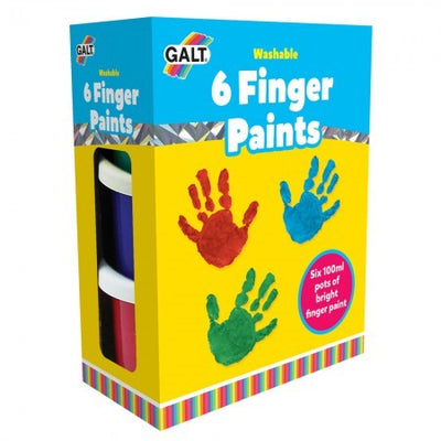 Galt 6 Washable Finger Paints