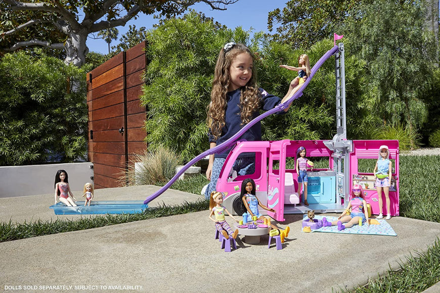 Barbie estate camper online
