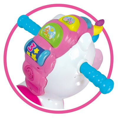 Baby Clementoni Interactive Unicorn Ride On