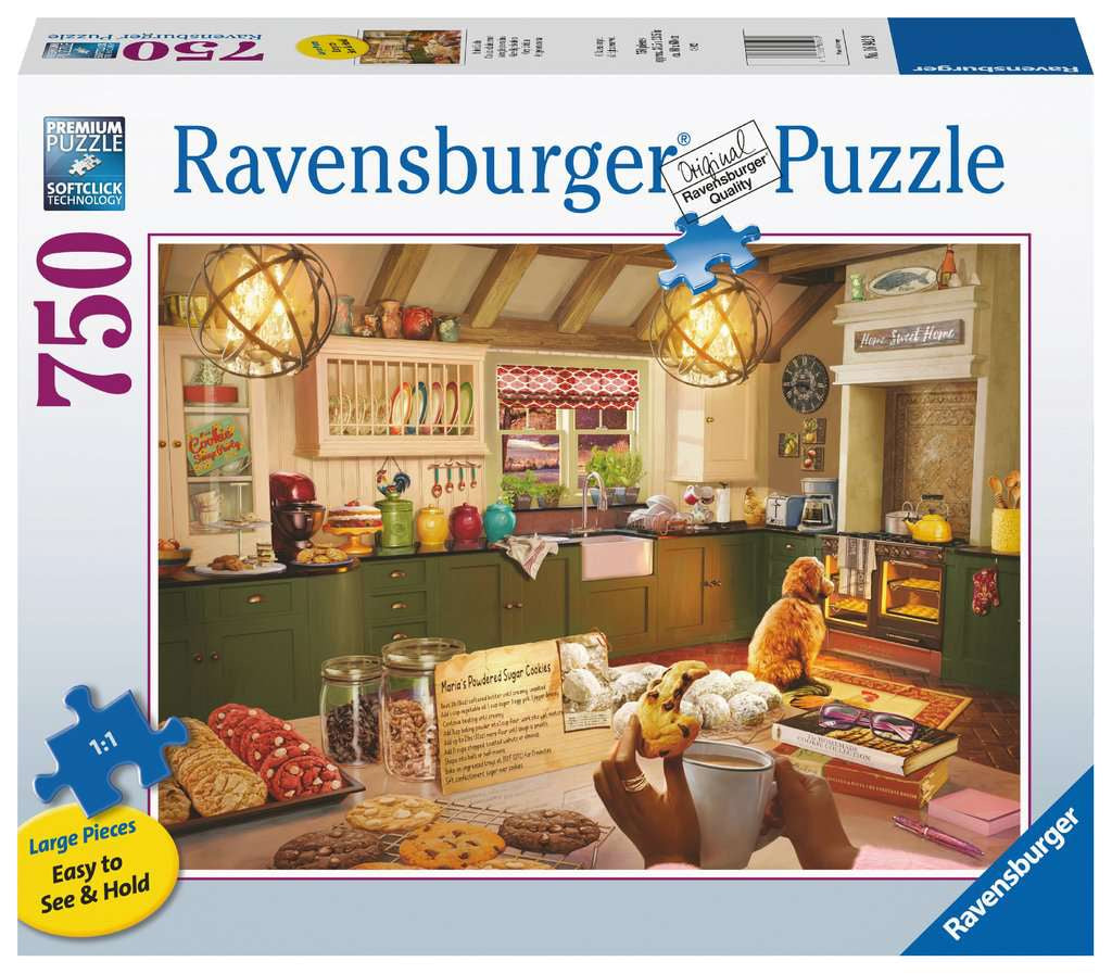 Ravensburger Cozy Kitchen 750pc Large Piece Jigsaw Puzzle