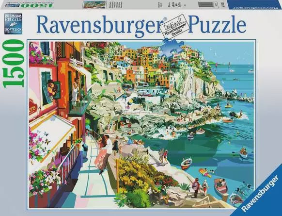 Ravensburge Romance In Cinque Terre 1500pc Jigsaw Puzzle
