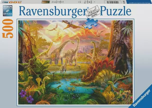 Ravensburger Land Of Dinosaurs 500pc Jigsaw Puzzle