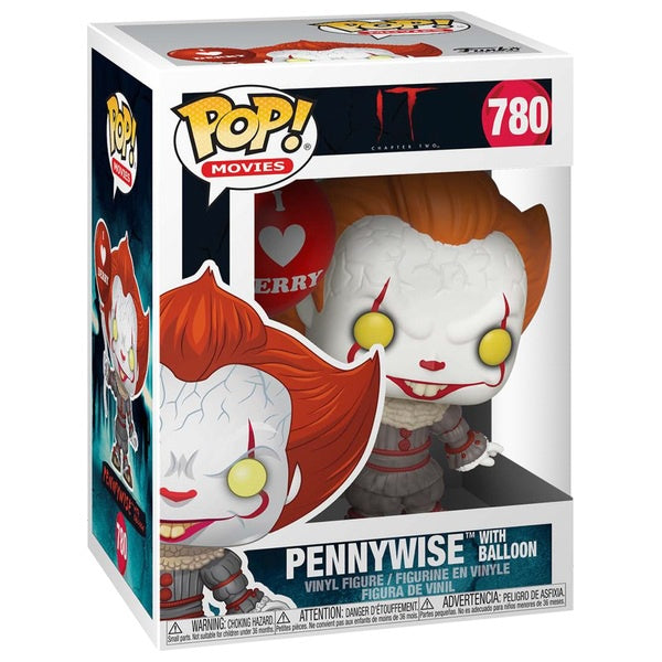 Funko Pop! IT Movie Pennywise Vinyl Figure With Balloon