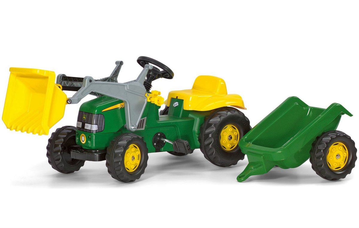 Rolly Kid John Deere Tractor/ Loader / Trailer