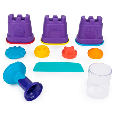 Kinetic Sand Rainbow Mix Set With Three Colours And 6 Tools