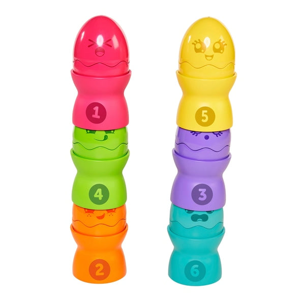 Tomy Toomies Hide And Squeak Egg Stackers