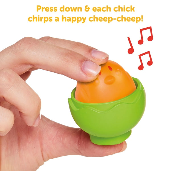 Tomy Toomies Hide And Squeak Egg Stackers