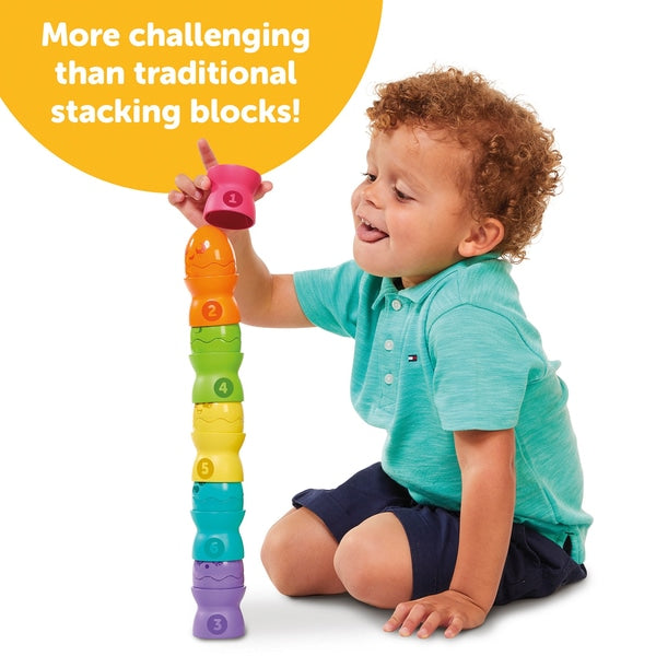 Tomy Toomies Hide And Squeak Egg Stackers