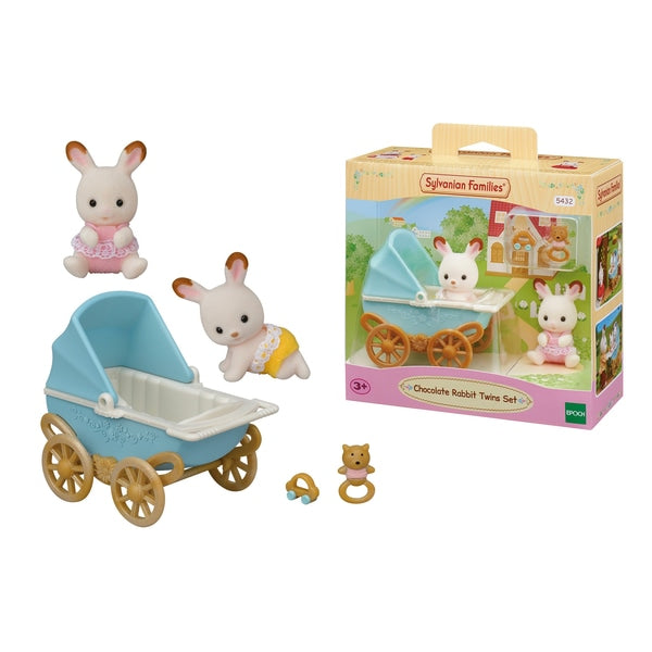 Sylvanian Families Chocolate Rabbit Twins Set