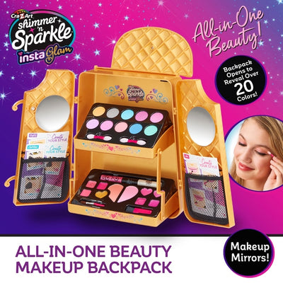 CraZart Shimmer N' Sparkle InstaGlam All In One Beauty Backpack