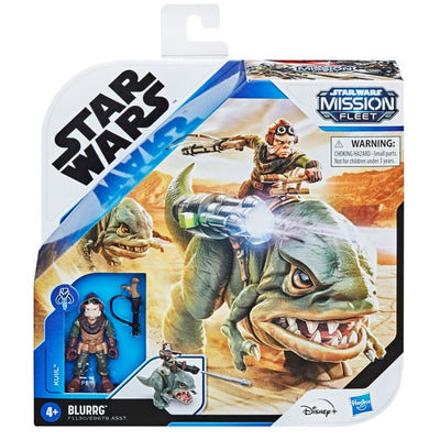 Star Wars Mission Fleet Expedition Class Kuiil With Blurrg Action Figure