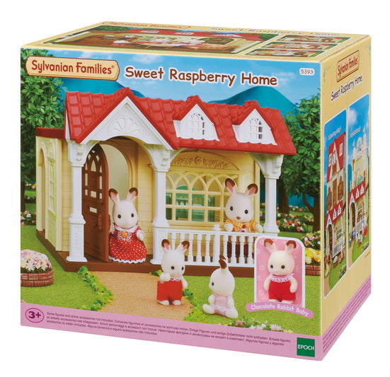 Sylvanian Families Sweet Raspberry Home Starter Set With Furniture
