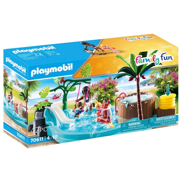 Playmobil Family Fun 70611 Children's Pool With Slide