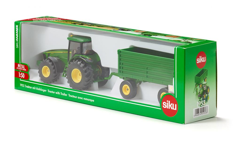 Siku 1953 John Deere Tractor With Trailer 1:50
