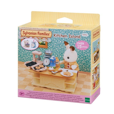 Sylvanian Families Kitchen Island Playset 15pcs