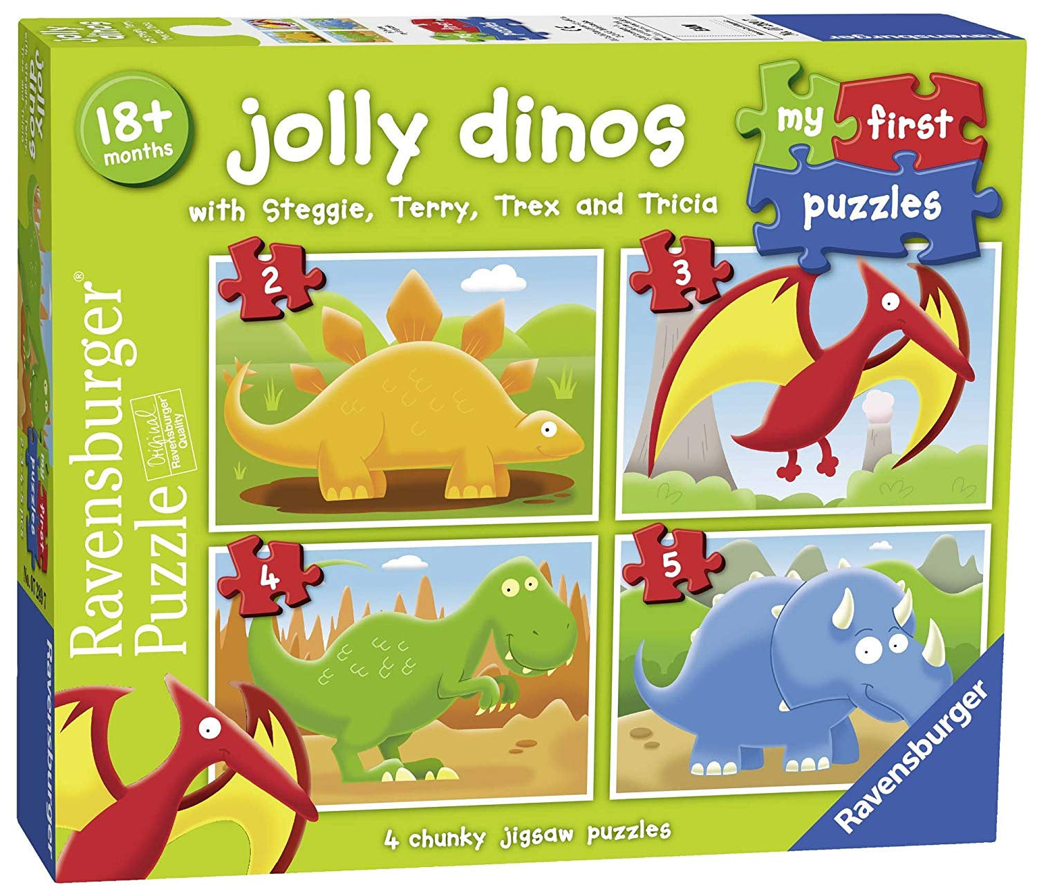 My First Jigsaw Puzzle Jolly Dinos