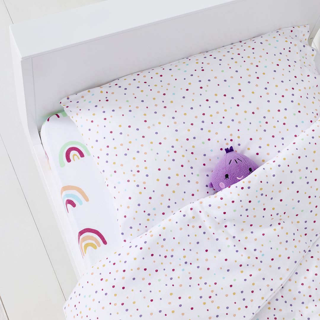 Snuz Duvet Cover Pillowcase Set Multi Spot