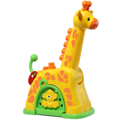 Molto Activity Giraffe With Building Blocks