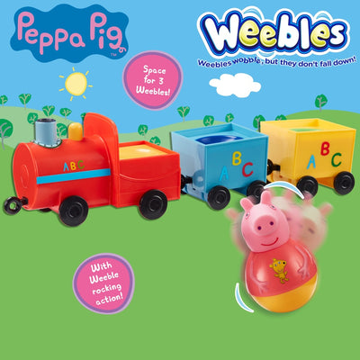 Peppa Pig Weebles Pull Along Wobbly Train