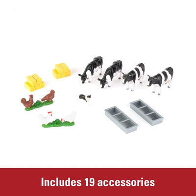 Farm Shed Playset With Case Tractor And Accessories