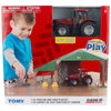 Farm Shed Playset With Case Tractor And Accessories