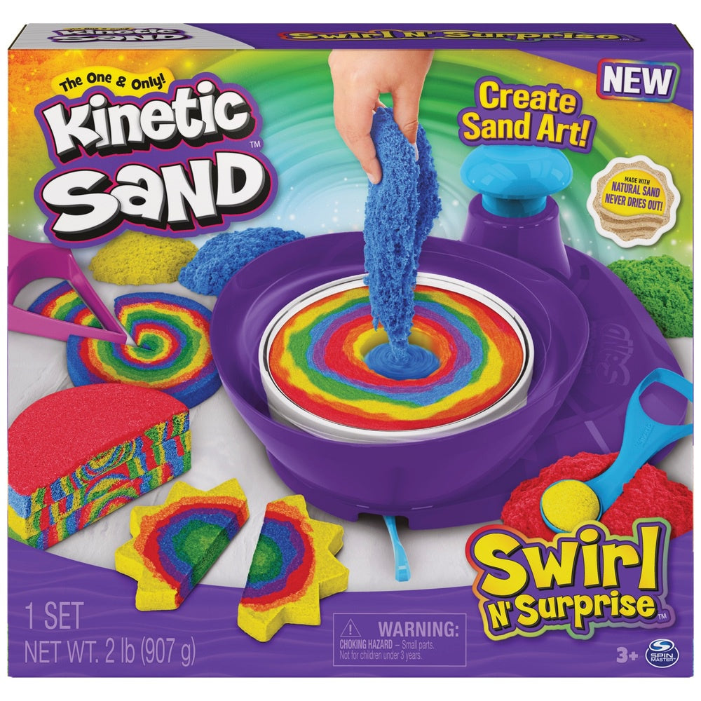 Kinetic Sand Swirl And Surprise Playset